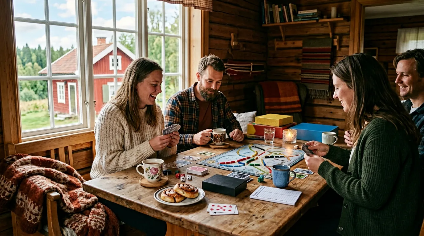 Bästa sällskapsspelen att ta med till stugan