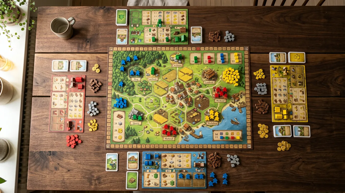 Bästa worker placement-spelen 2026 — Placera dina arbetare strategiskt